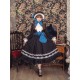 Hoshibako Works Vintage Inspired Elegant Long One Piece(Leftovers/4 Colours/Full Payment Without Shipping)